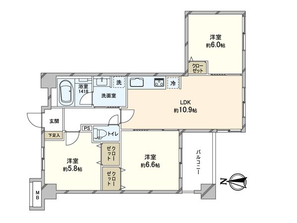 間取図(平面図)