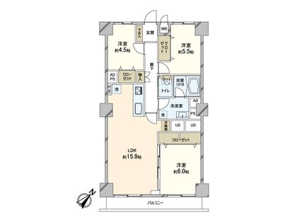 間取図(平面図) 間取図(平面図)