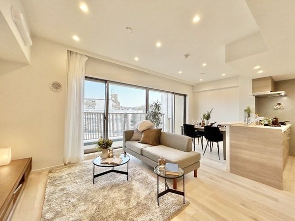 パークホームズ向ヶ丘遊園ステーションアリーナ リビング