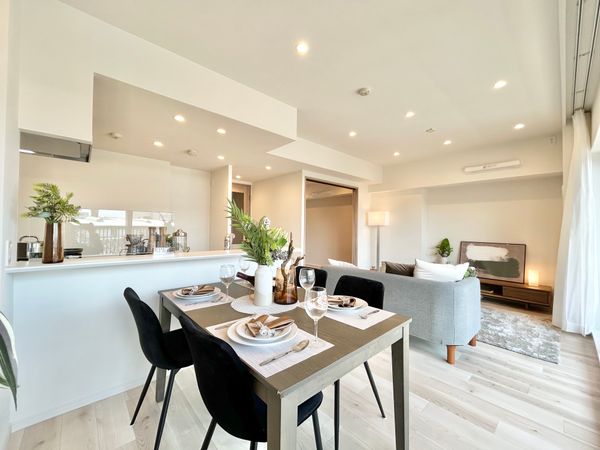 パークホームズ向ヶ丘遊園ステーションアリーナ リビング