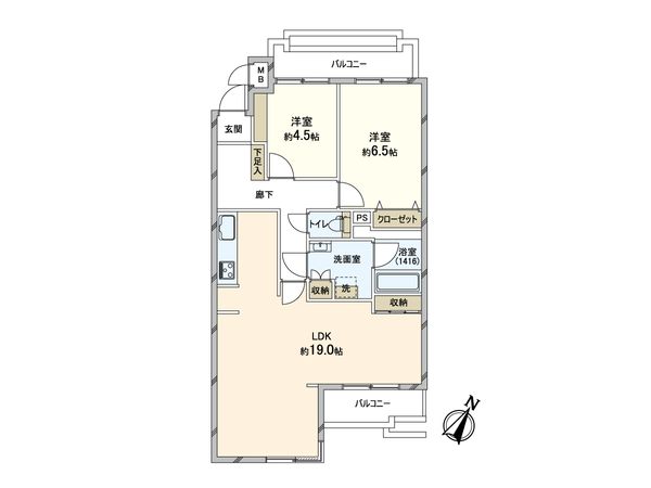 コスモ登戸 間取図(平面図)