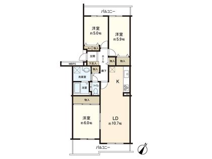 間取図(平面図)