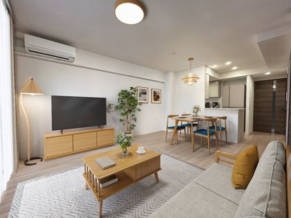 プラウド中野島 リビング