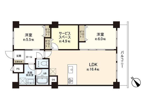 サニーハイツ向ヶ丘 間取図(平面図) サニーハイツ向ヶ丘 間取図(平面図)