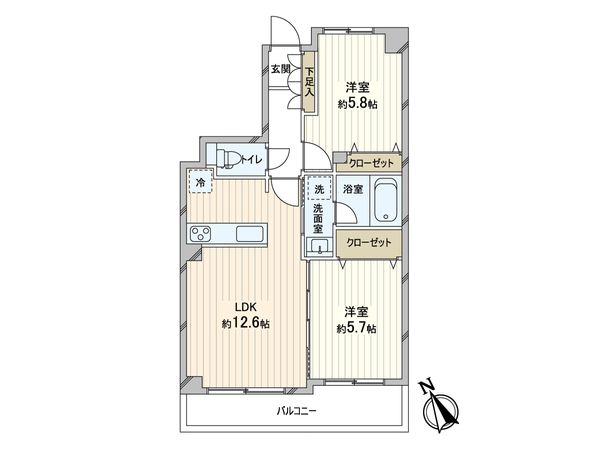 プランヴェール向ヶ丘東 間取図(平面図)