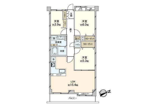 向ヶ丘遊園東ガーデンハウス 間取図(平面図) 向ヶ丘遊園東ガーデンハウス 間取図(平面図)