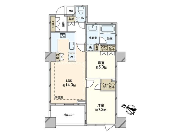 アトラスタワー向ヶ丘遊園 間取図(平面図) アトラスタワー向ヶ丘遊園 間取図(平面図)