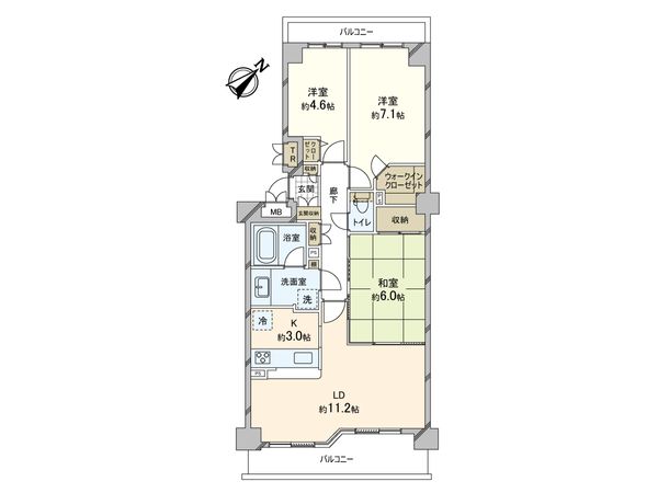 生田ガーデンハウス 間取図(平面図) 生田ガーデンハウス 間取図(平面図)