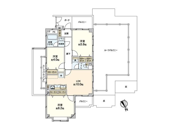 多摩川ダイヤモンドマンション 間取図(平面図) 多摩川ダイヤモンドマンション 間取図(平面図)