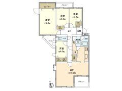 多摩川久地パークハイツ 間取図(平面図) 間取図(平面図)