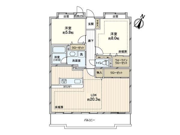 間取図(平面図)