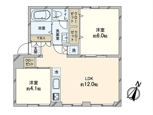 白幡台住宅 13号棟 間取図(平面図) 間取図(平面図)