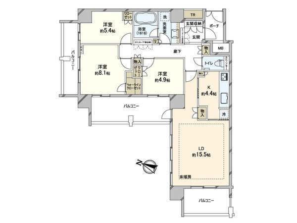 アトラスタワー向ヶ丘遊園 間取図(平面図) アトラスタワー向ヶ丘遊園 間取図(平面図)