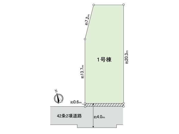 宮坂1丁目 土地 区画図 宮坂1丁目 土地 区画図