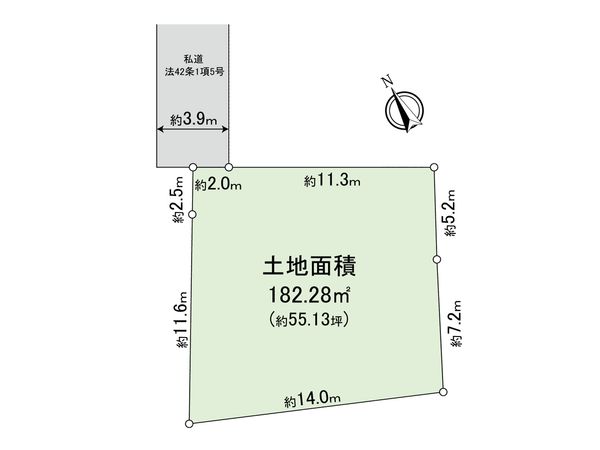 桜1丁目 土地 区画図 桜1丁目 土地 区画図
