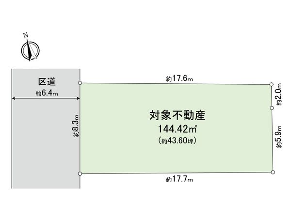 梅丘1丁目土地 区画図 梅丘1丁目土地 区画図