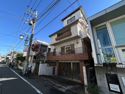 梅丘1丁目土地 前面道路含む外観