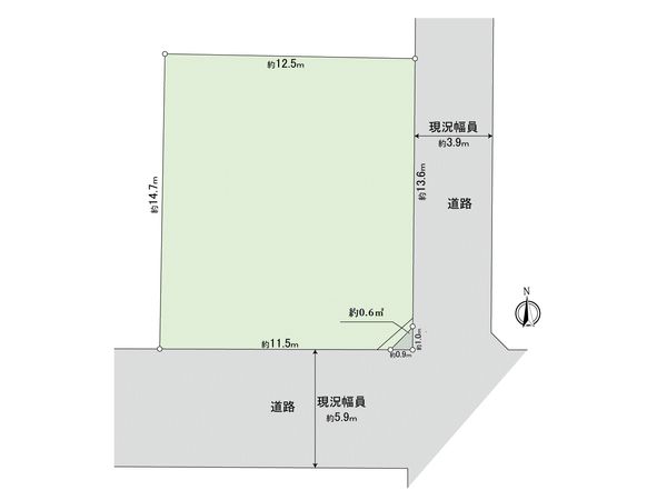 赤堤1丁目 土地 区画図 赤堤1丁目 土地 区画図