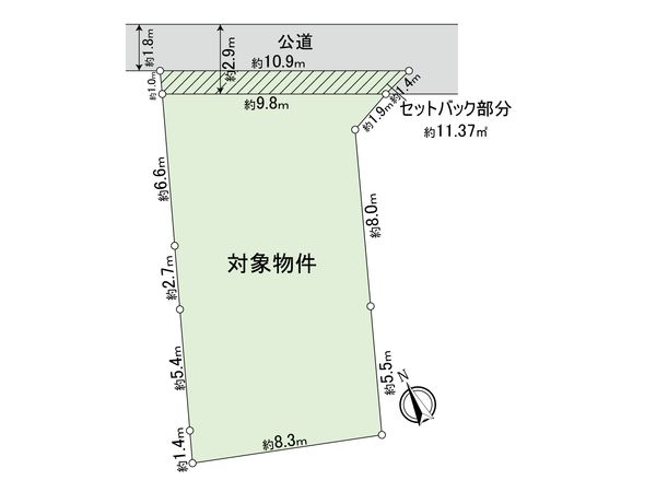 船橋1丁目 土地 区画図 船橋1丁目 土地 区画図
