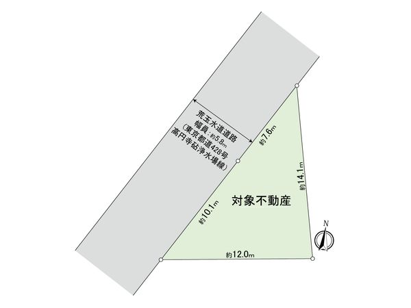 船橋1丁目 土地 区画図 船橋1丁目 土地 区画図