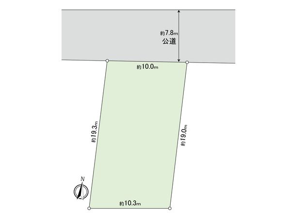 赤堤3丁目 土地 区画図 赤堤3丁目 土地 区画図