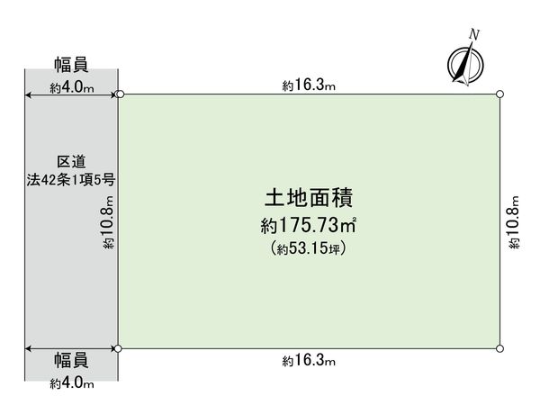 経堂4丁目 土地 区画図 経堂4丁目 土地 区画図
