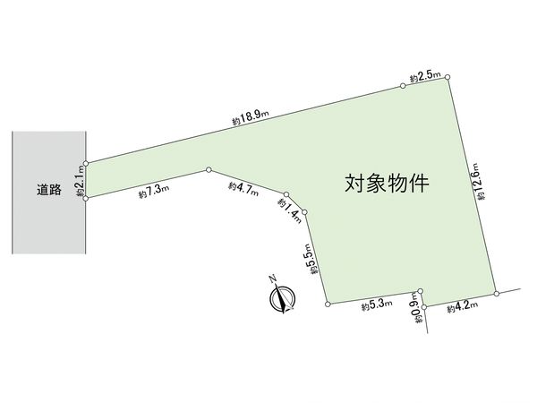 豪徳寺1丁目 土地 区画図 豪徳寺1丁目 土地 区画図