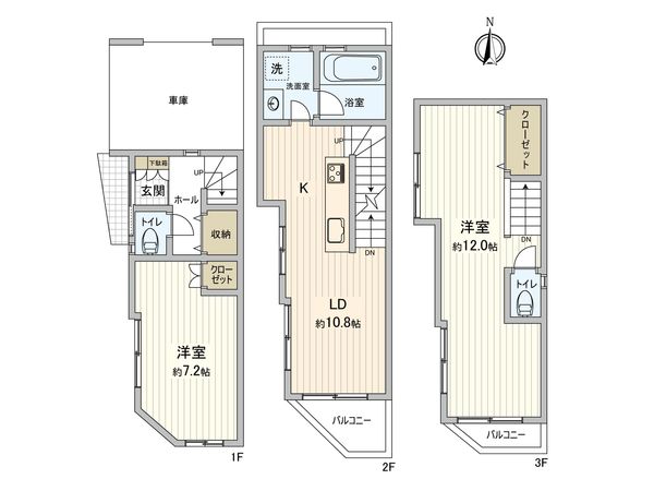 船橋4丁目 戸建 間取図(平面図)