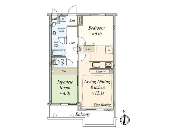 ヴィンテージ世田谷桜丘 間取図(平面図) ヴィンテージ世田谷桜丘 間取図(平面図)