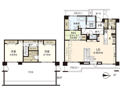 間取図(平面図)
