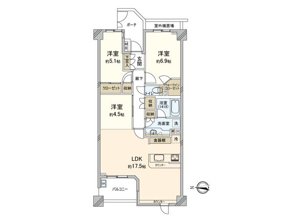 間取図(平面図)