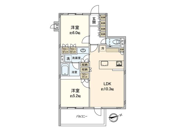 プレシス千歳船橋 間取図(平面図) 間取図(平面図)