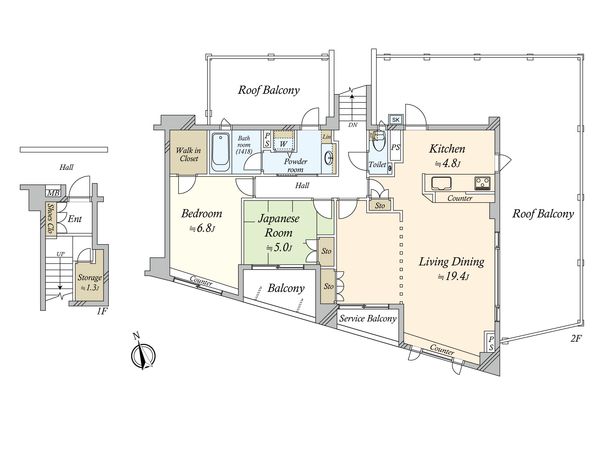 パークハウス世田谷桜丘 間取図(平面図) パークハウス世田谷桜丘 間取図(平面図)