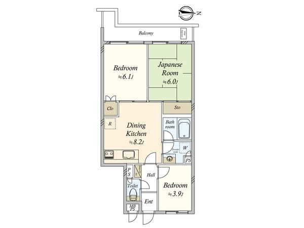 藤和世田谷桜丘コープ 間取図(平面図)