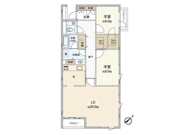 経堂グランドヒルズ 間取図(平面図)
