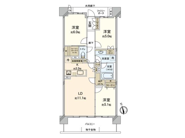間取図(平面図)