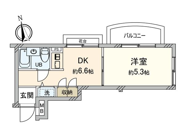 サンリーノ経堂 間取図(平面図) サンリーノ経堂 間取図(平面図)