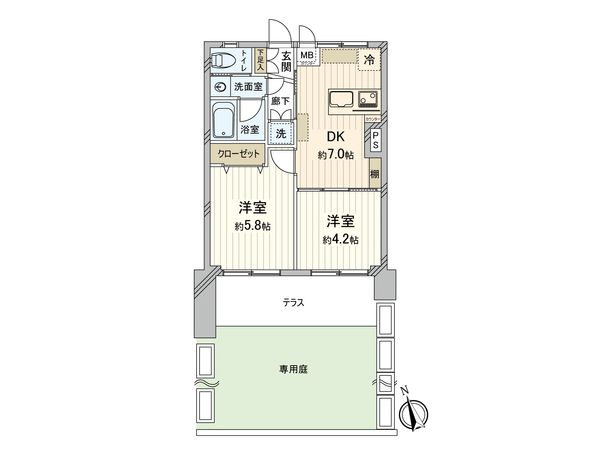 経堂ペアシティ 間取図(平面図) 経堂ペアシティ 間取図(平面図)