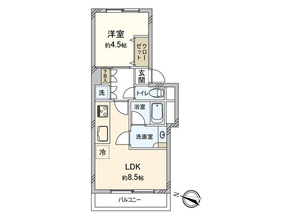 大洋豪徳寺マンション 間取図(平面図) 大洋豪徳寺マンション 間取図(平面図)