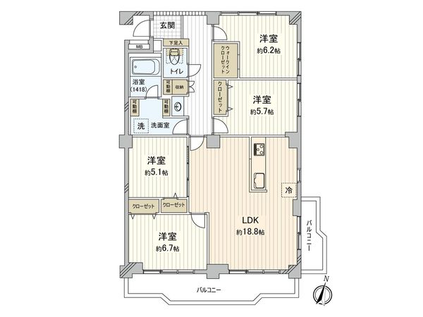 間取図(平面図)