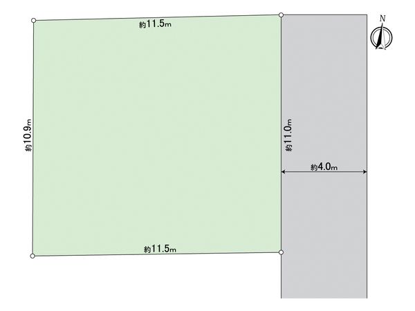 千歳台6丁目 土地 区画図