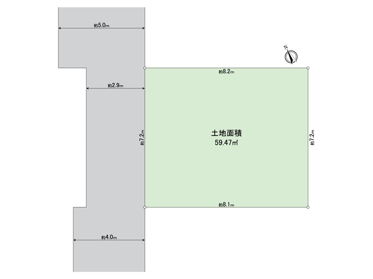 和泉本町3丁目 土地 区画図 区画図