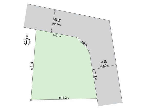 猪方3丁目 土地 区画図 猪方3丁目 土地 区画図