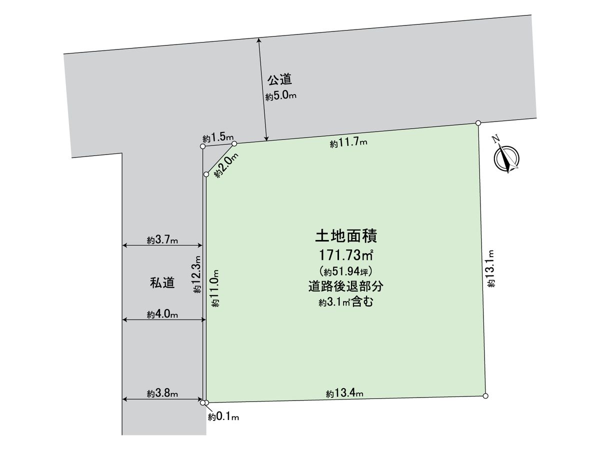 東和泉4丁目 土地 区画図 区画図