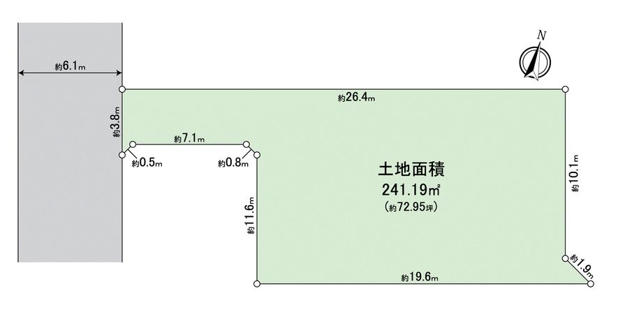 成城5丁目 土地 区画図 成城5丁目 土地 区画図