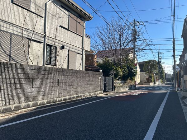 成城5丁目 土地 前面道路含む外観 成城5丁目 土地 前面道路含む外観