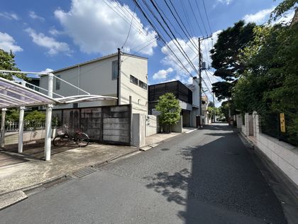 成城4丁目 土地 前面道路含む外観