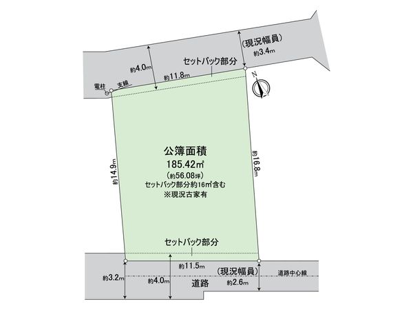 和泉本町1丁目 土地 区画図