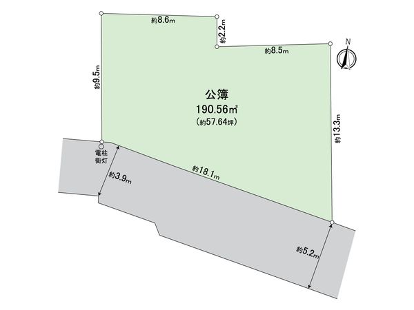 千歳台2丁目 土地 区画図 千歳台2丁目 土地 区画図