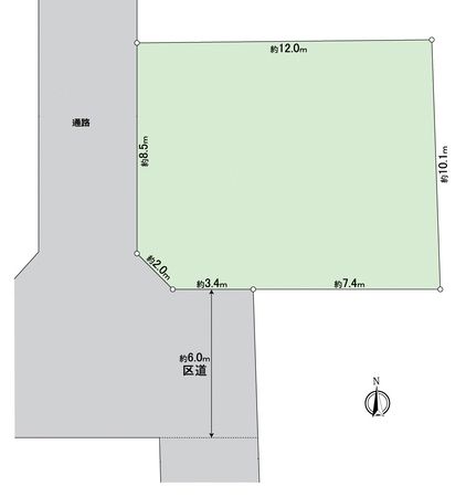 砧3丁目 土地 区画図 砧3丁目 土地 区画図